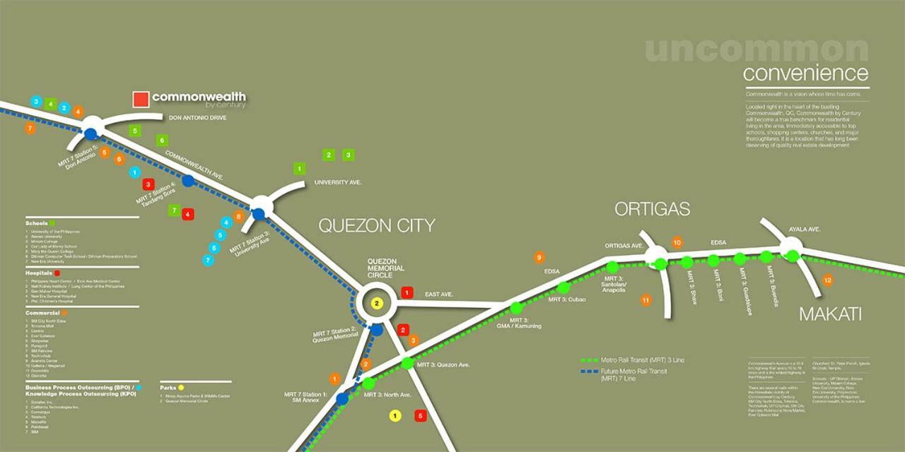 The Residences At Commonwealth By Century Properties Quezon City Exteriör bild